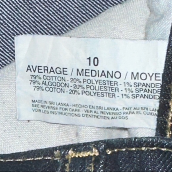 Gloria Vanderbilt Women’s Dark Wash High Rise Jeans Size 10 Double Button - Picture 7 of 11